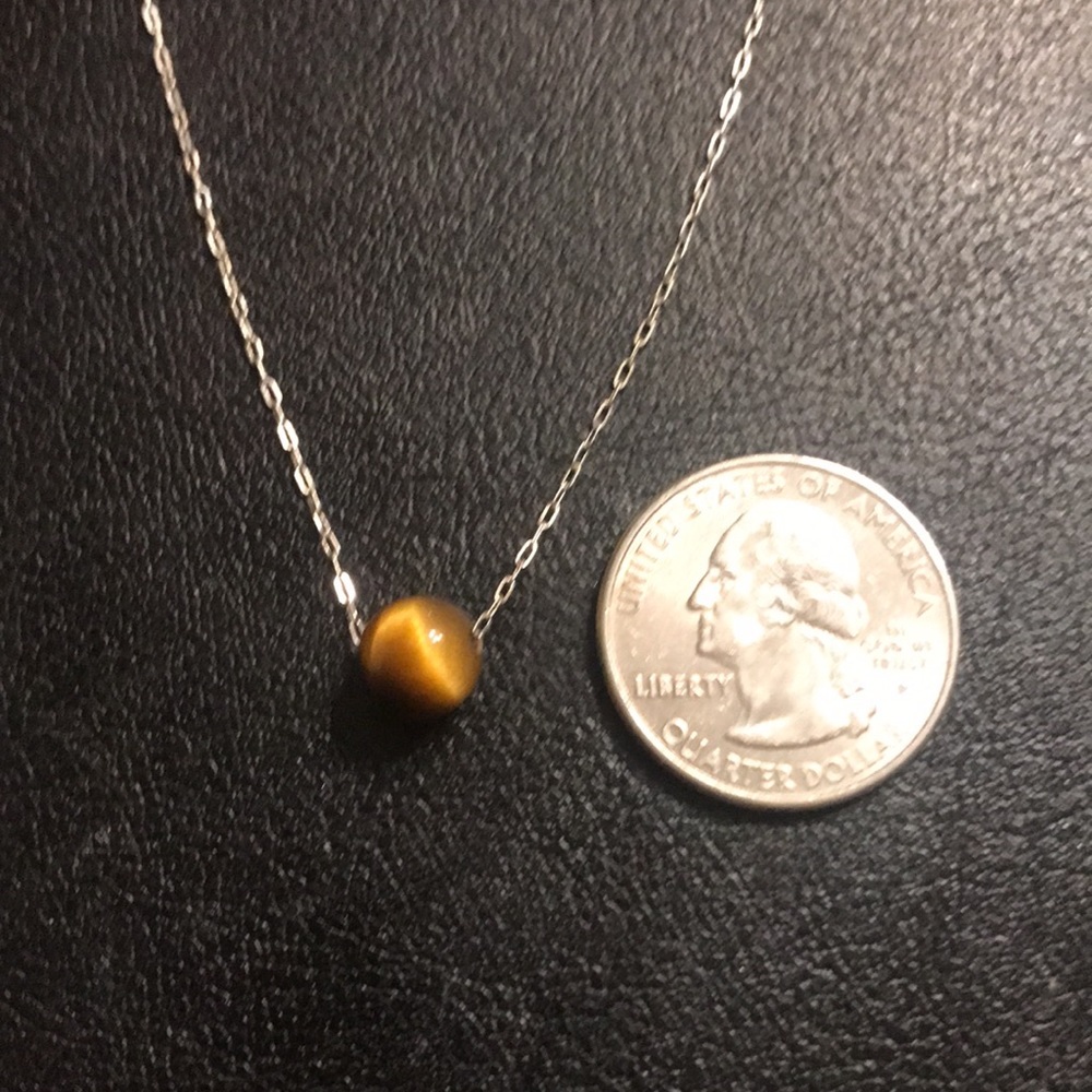 TIGEREYE 🐅 sterling silver necklace - Picture 4 of 5